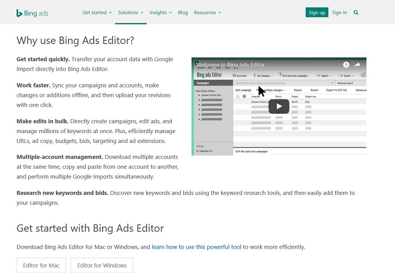bing editor for mac